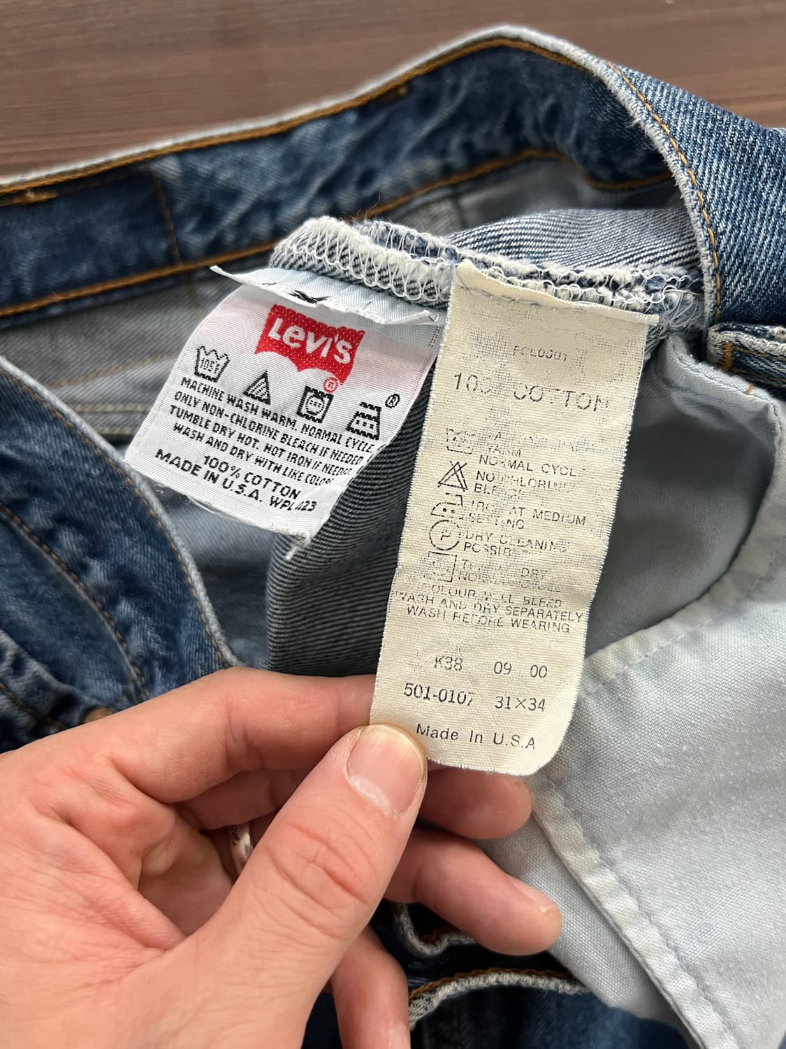 USA Levis 리바이스 501 스트레이트 데님 팬츠 상품이미지6