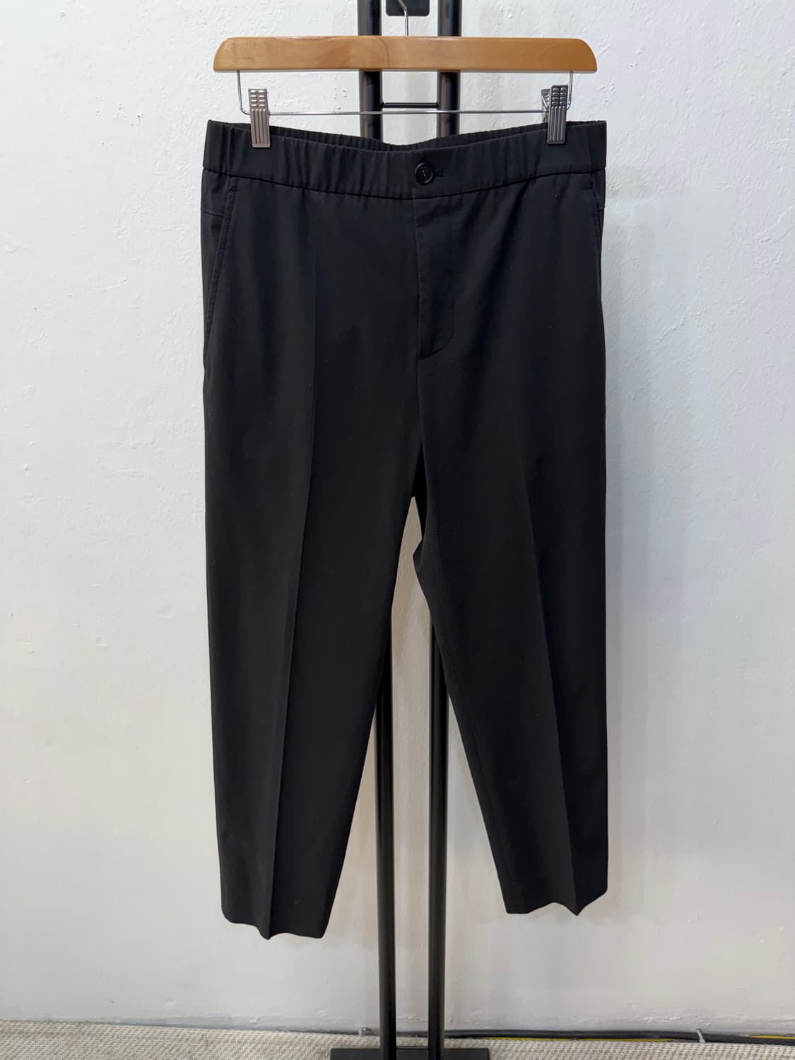 정품) 타임옴므 한섬 22ss 허리밴딩 슬랙스 팬츠 78 상품이미지1