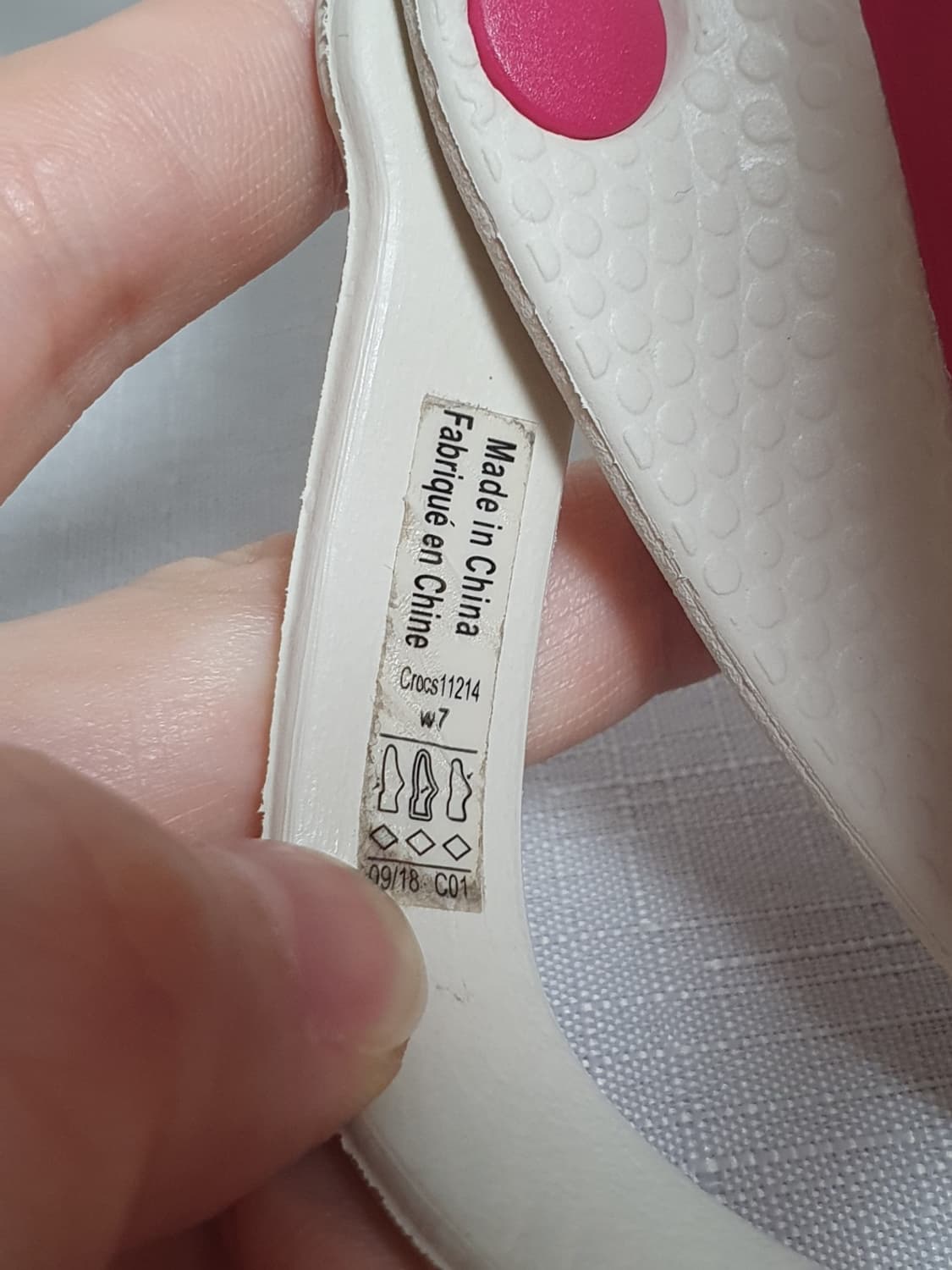 크록스 샌들 클레오2 스투코 라즈베리 240mm 상품이미지9