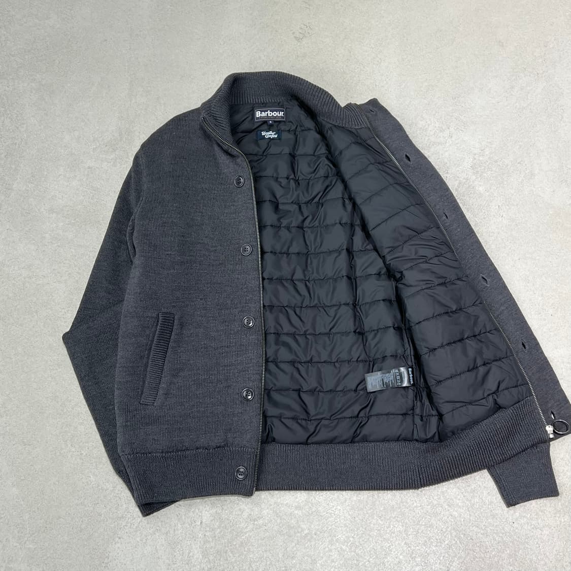 바버 패디드 니트자켓 s09986 상품이미지3