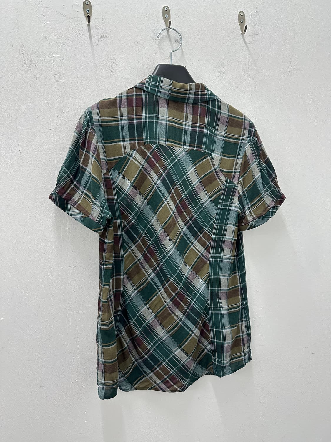 Vintage check half shirts 상품이미지10