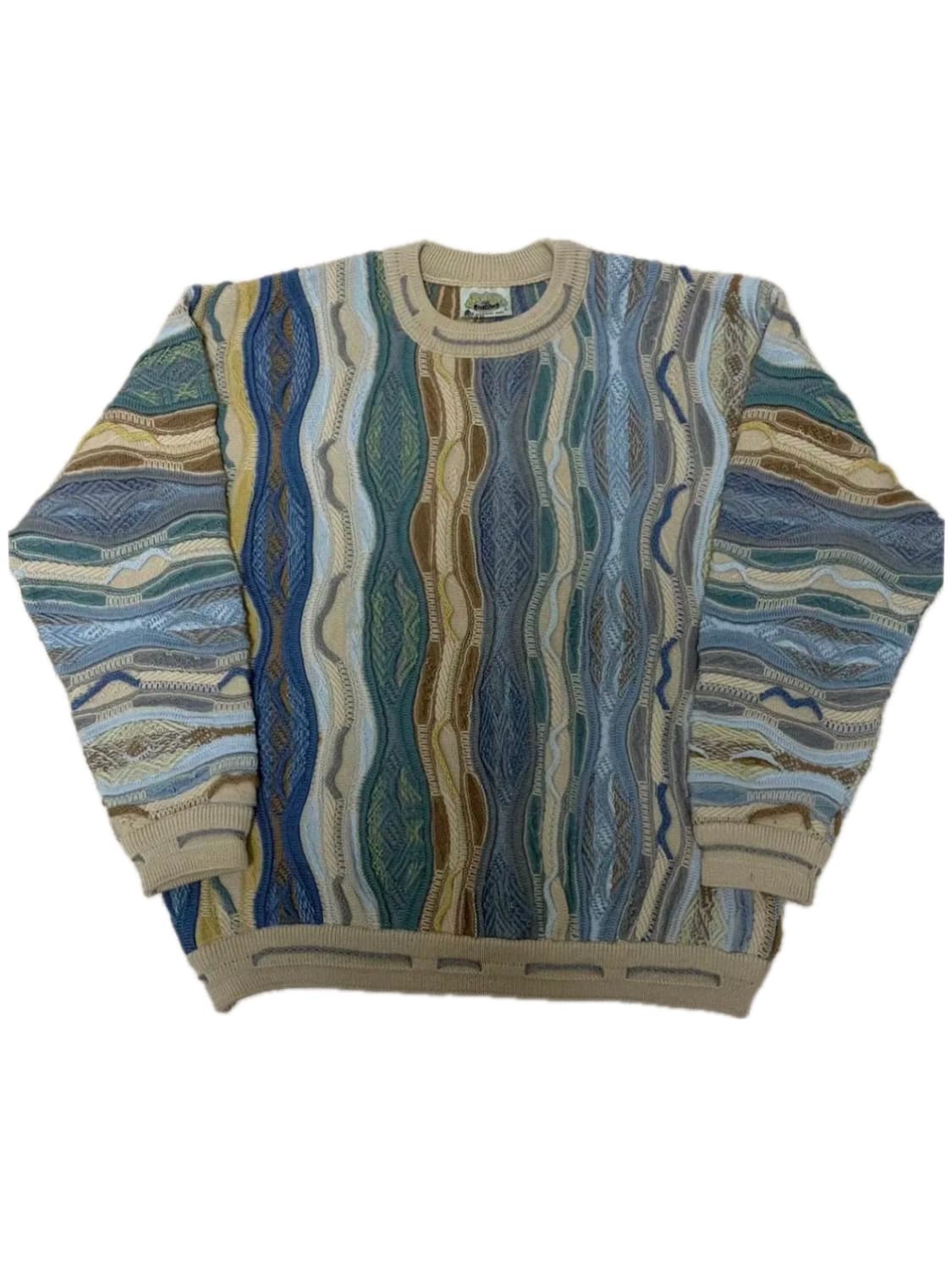 쿠지st 빈티지 케이블 니트 스웨터 상품이미지1