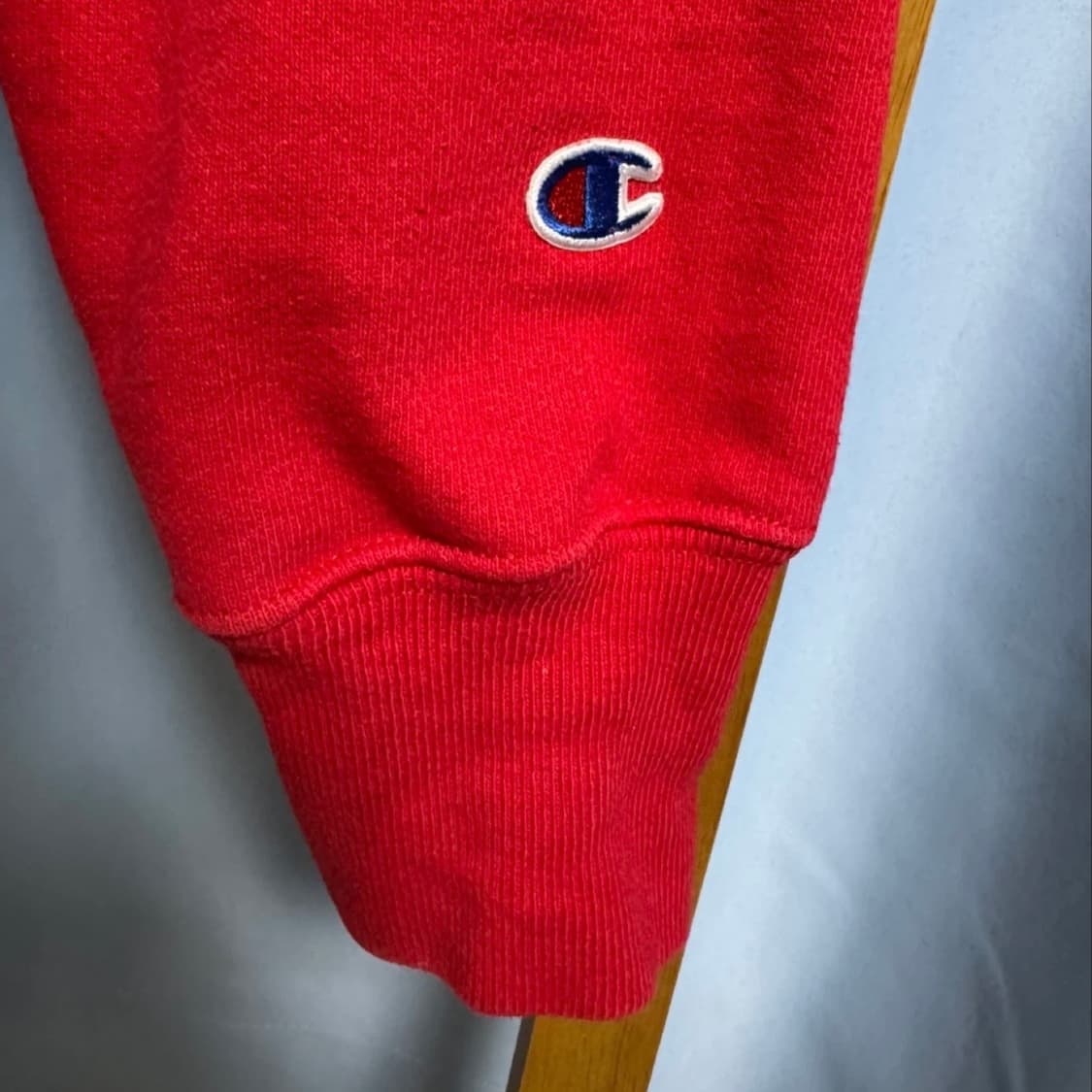 챔피온 리버스 위브 크루 기모 맨투맨 빨강 S 상품이미지4