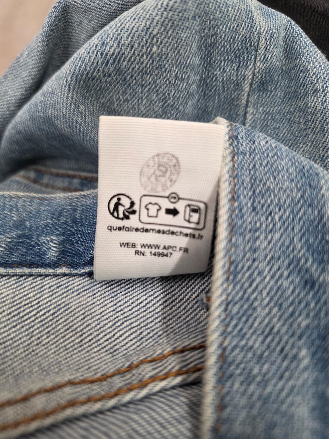 a.p.c 아페세 남자 청바지.  싸이즈31 상품이미지8