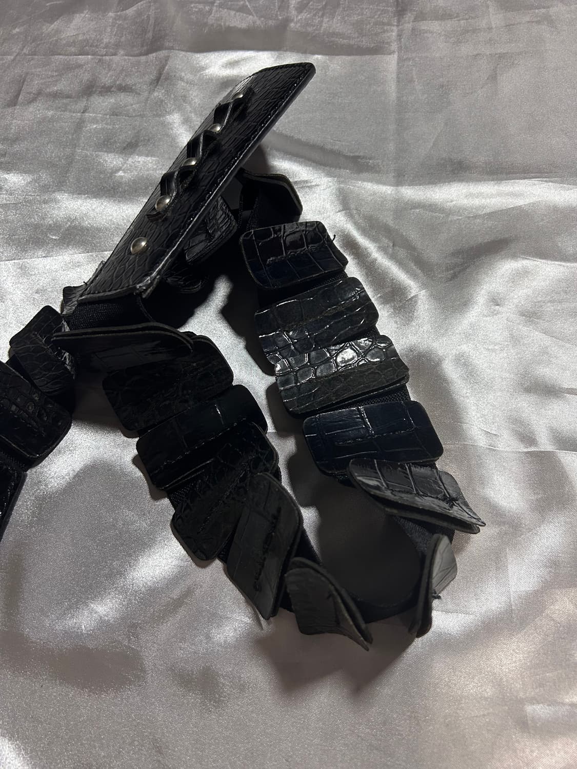 punk leather belt 상품이미지3