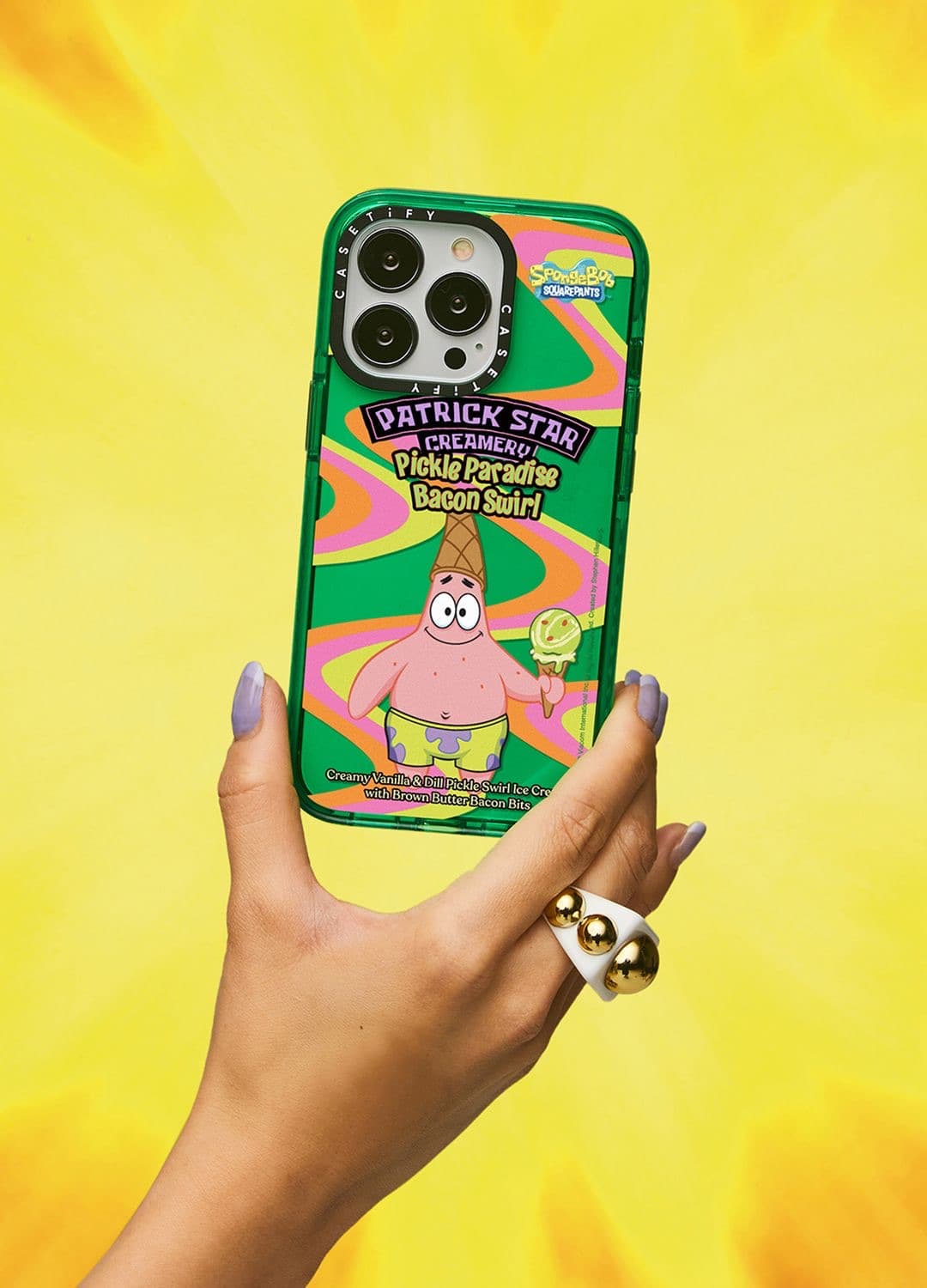 케이스티파이 스폰지밥 뚱이 아이폰15 케이스 상품이미지3