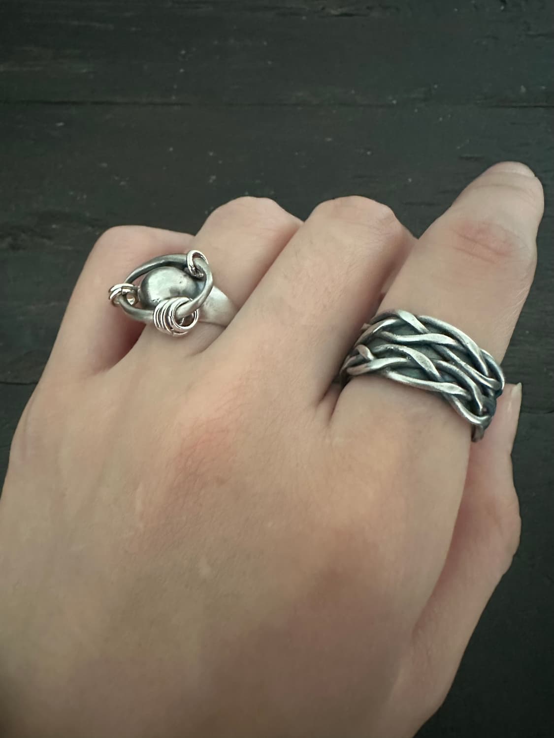 Vintage o ring 925silver ring 상품이미지9