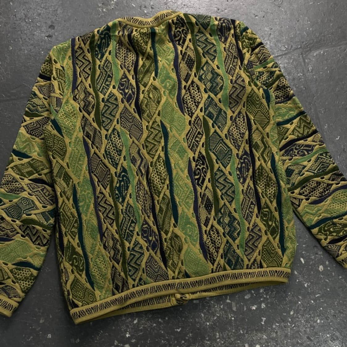 95-100 쿠지 케이블 가디건 상품이미지5