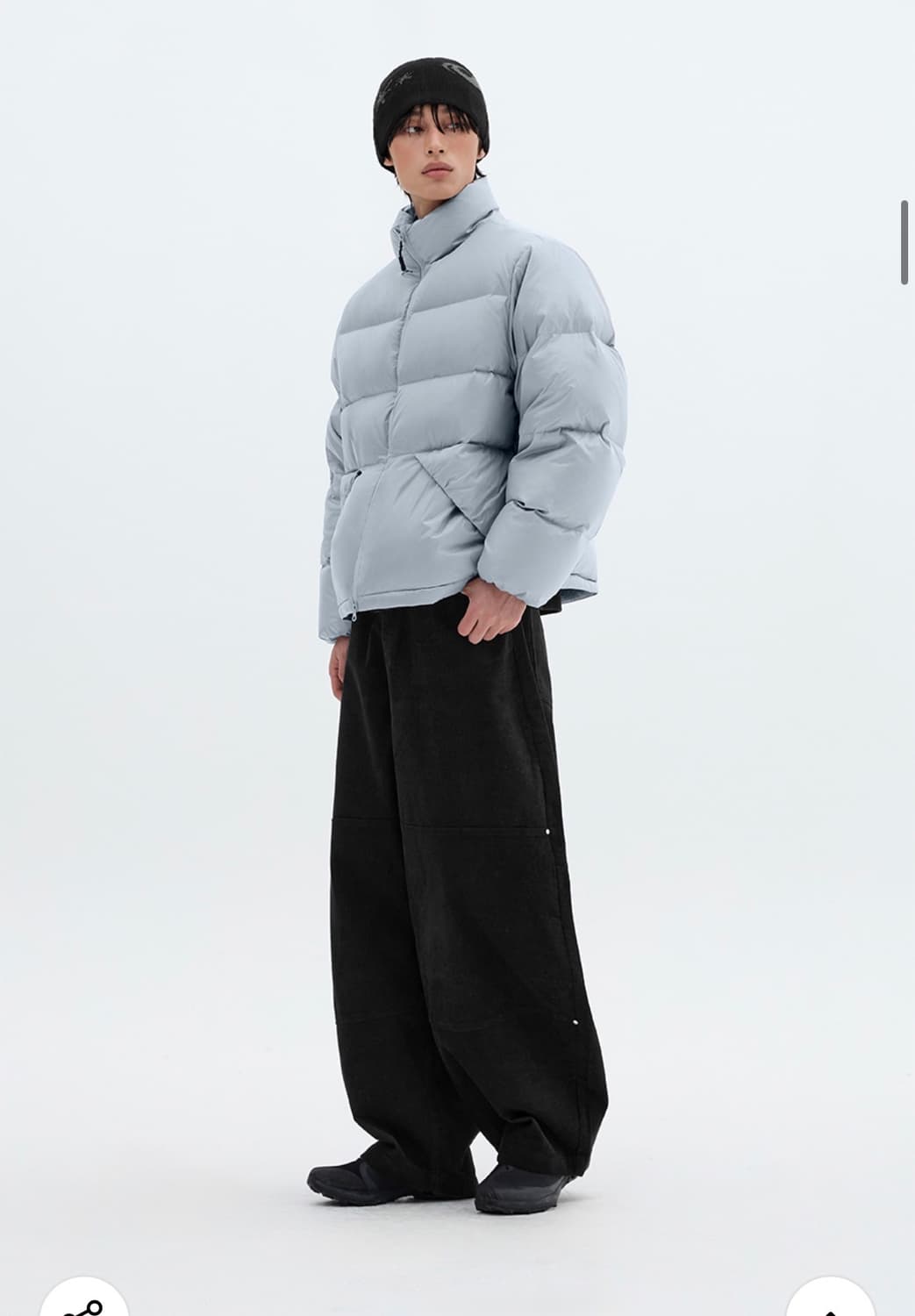 (새상품)(L) 필루미네이트 RDS 아크 덕 다운 패딩 GREY 판매 상품이미지7