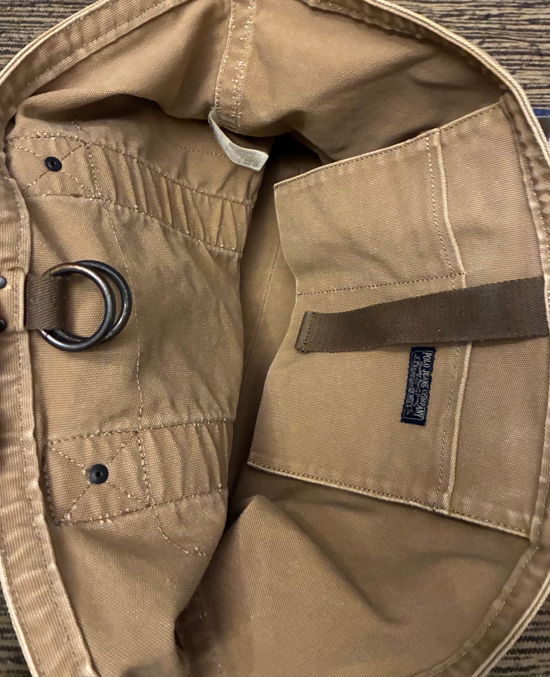 00s POLO 폴로진스컴퍼니 성조기 캔버스 토트백 가방 랄프로렌 상품이미지7