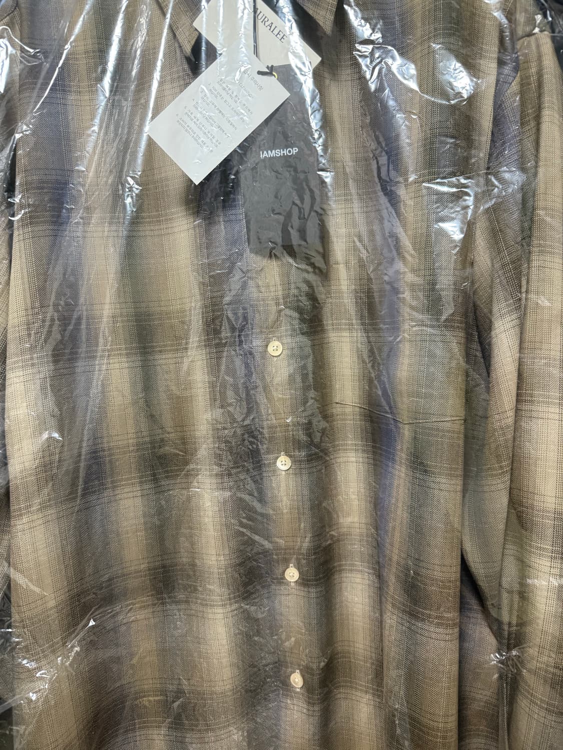 오라리 25aw 체크셔츠 상품이미지3