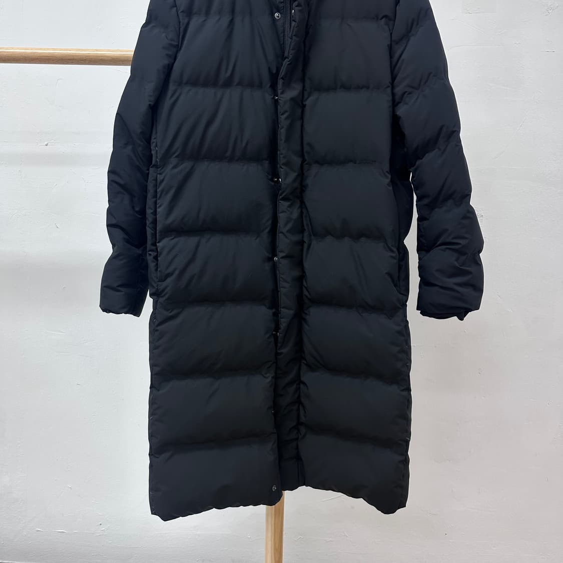 UNIQLO 유니클로 블랙 다운 롱패딩 점퍼 L사이즈 J26 상품이미지2