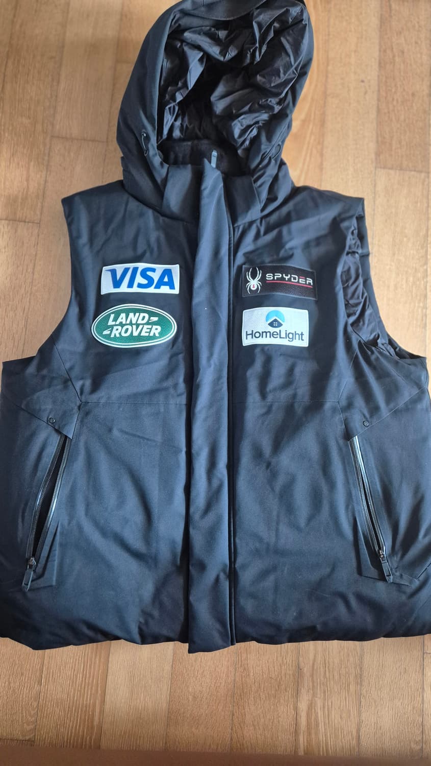 스파이더 패딩조끼 XXL 상품이미지1