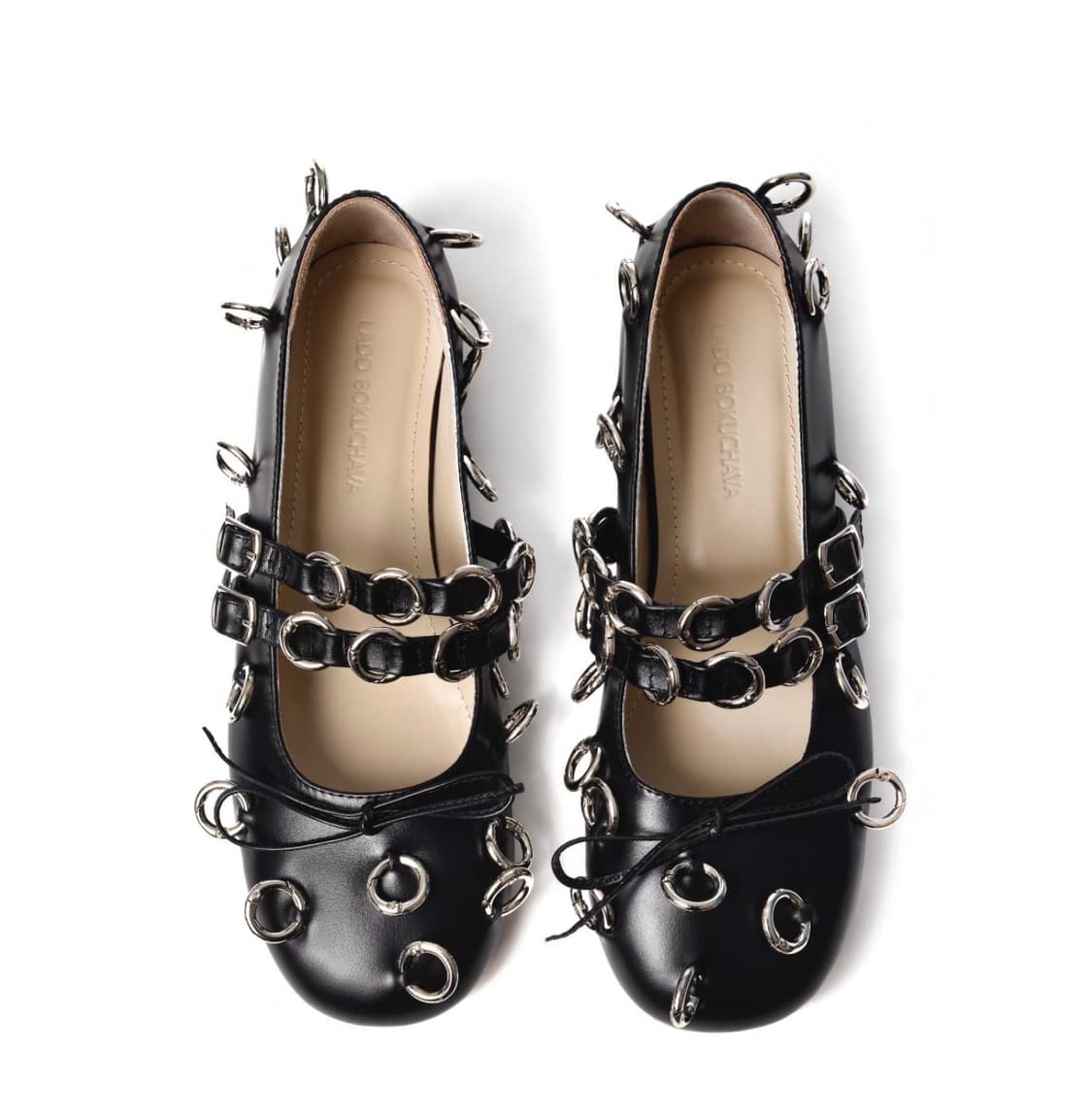 lado bokuchava 피어싱 발레리나 플랫 슈즈 상품이미지1