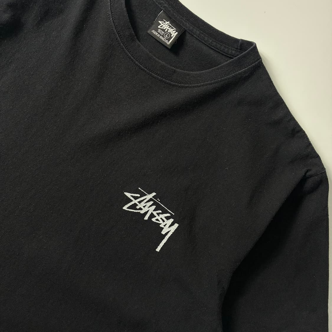 Stussy  스투시 8ball 페이드 블랙 반팔 티셔츠  상품이미지4