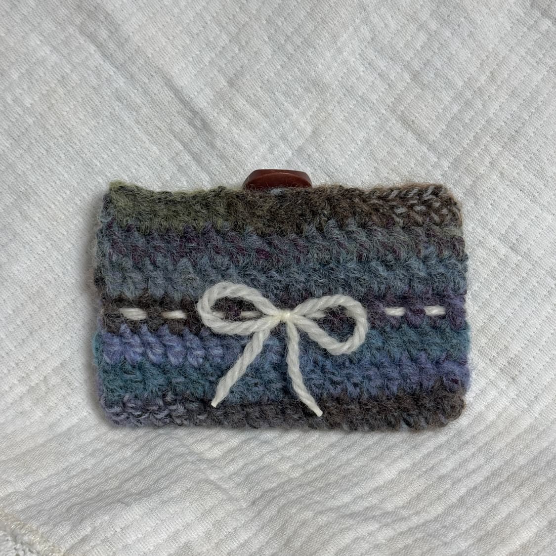 [핸드메이드] 히피 그라데이션 뜨개지갑 상품이미지1
