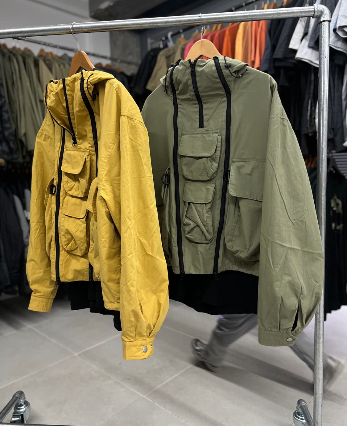 더블지퍼 변신 자켓  상품이미지8