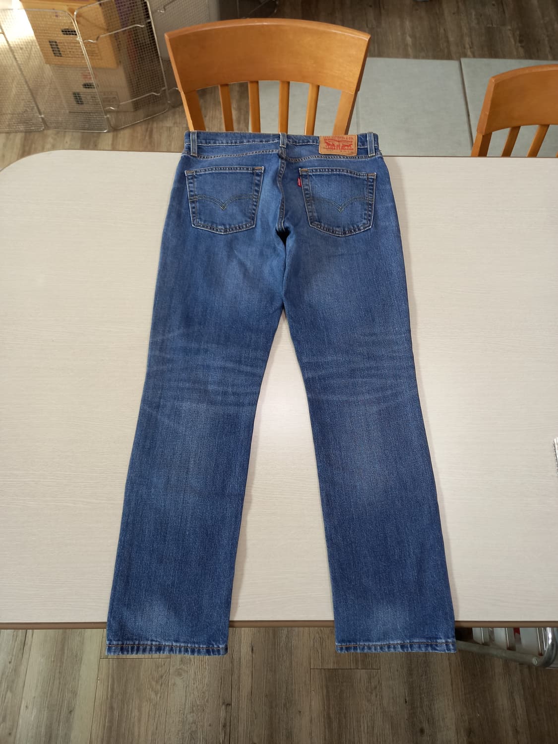 32 리바이스511 워싱 스판 슬림일자진 32-254 상품이미지2