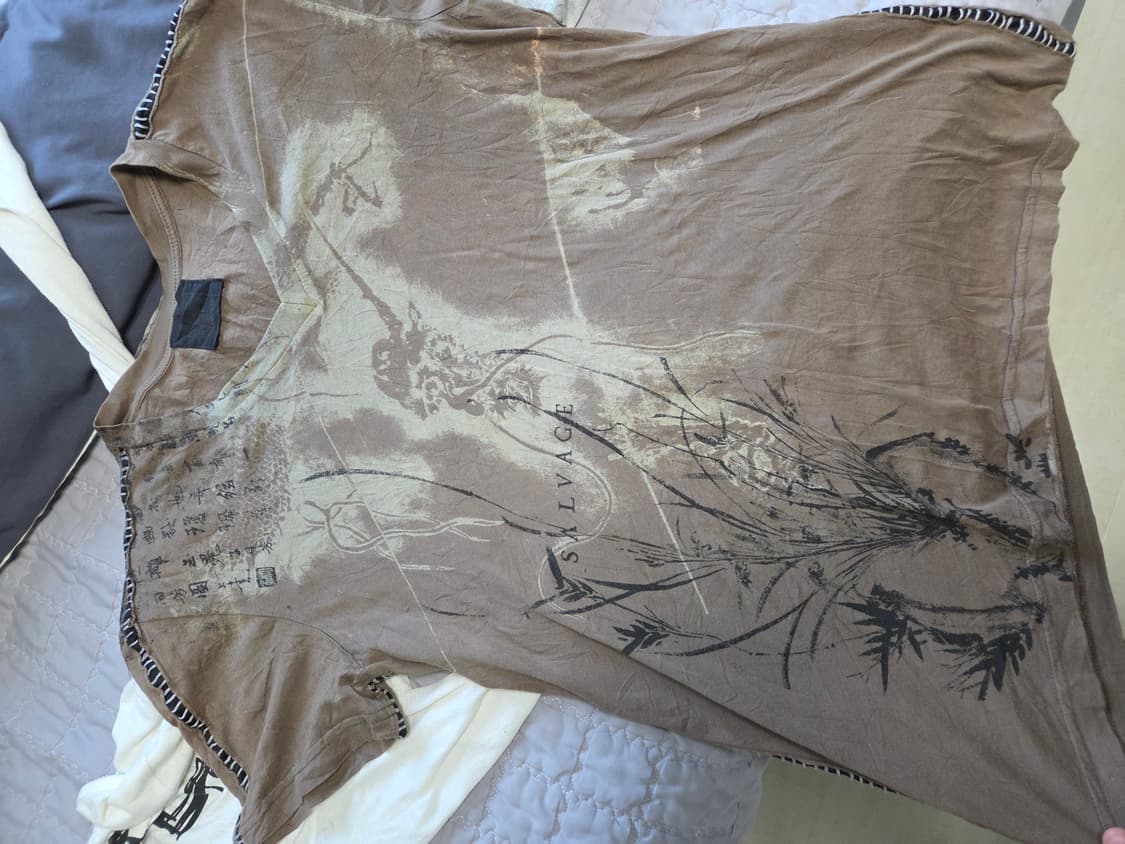 salvage 동양풍 그런지 티셔츠 상품이미지4