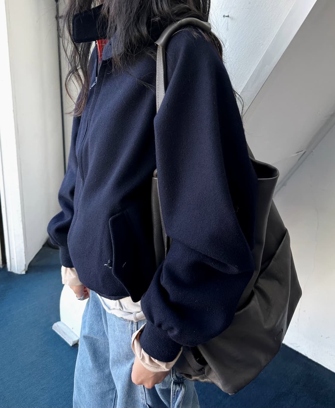 Melton wool harrington Jacket 상품이미지7