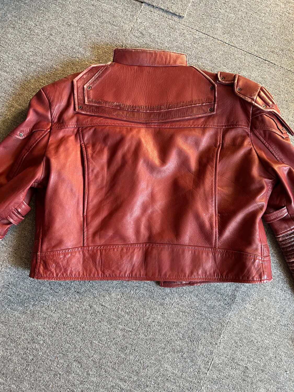 VTG Red Crop Coat M 상품이미지3