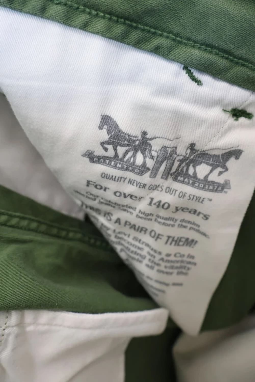 Levi's Green Cargo Shorts 상품이미지7