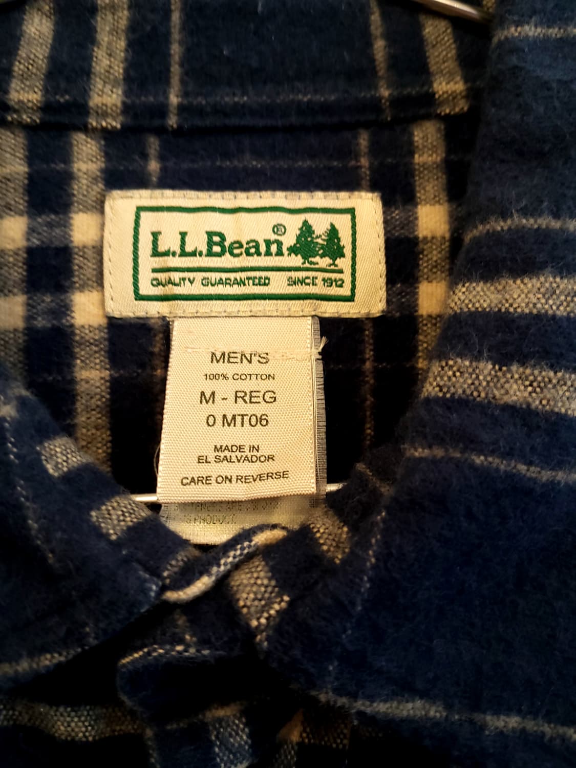 L.L.Bean 체크 플란넬 셔츠/ M 상품이미지3