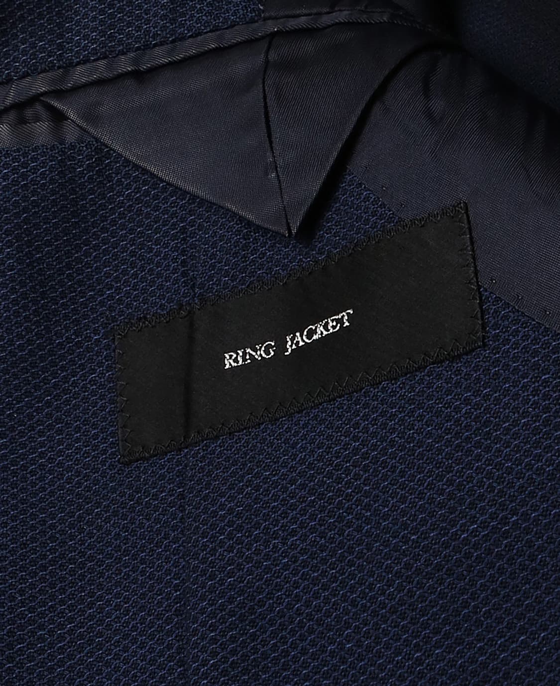 링자켓 [Ring Jacket] 네이비 울 블랙 라벨 스탠다드 스포츠자켓 상품이미지6