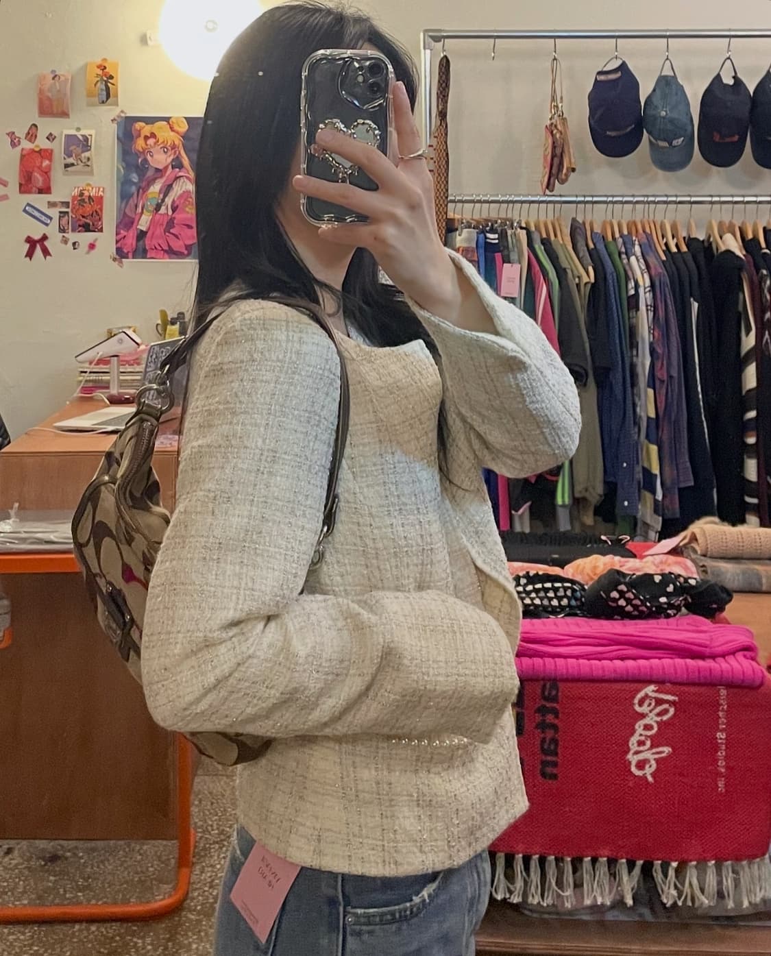 크림 트위드 자켓 [무배] 상품이미지2