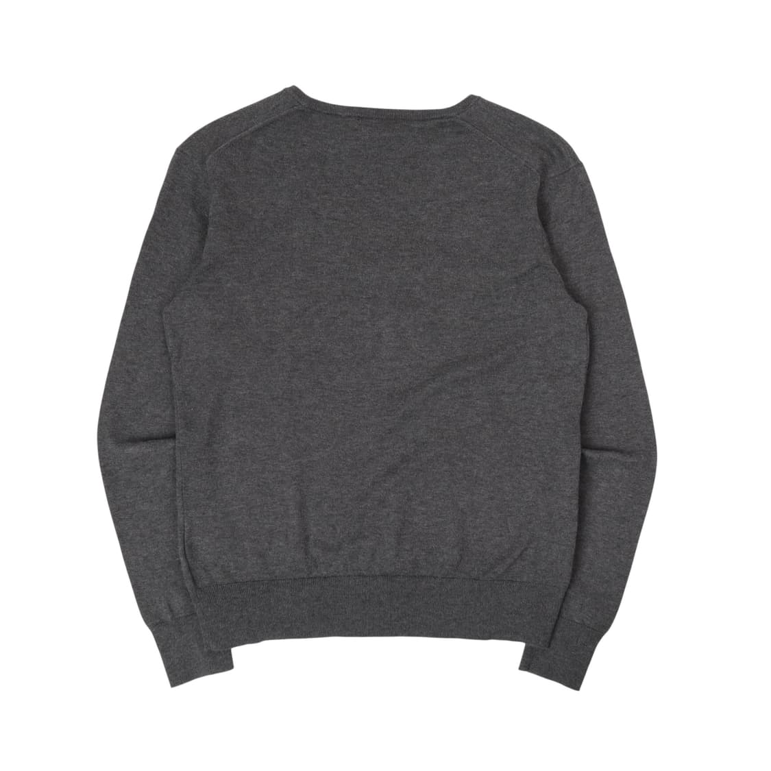 폴로 랄프로렌 우먼스 그레이 코튼 브이넥 니트 상품이미지5