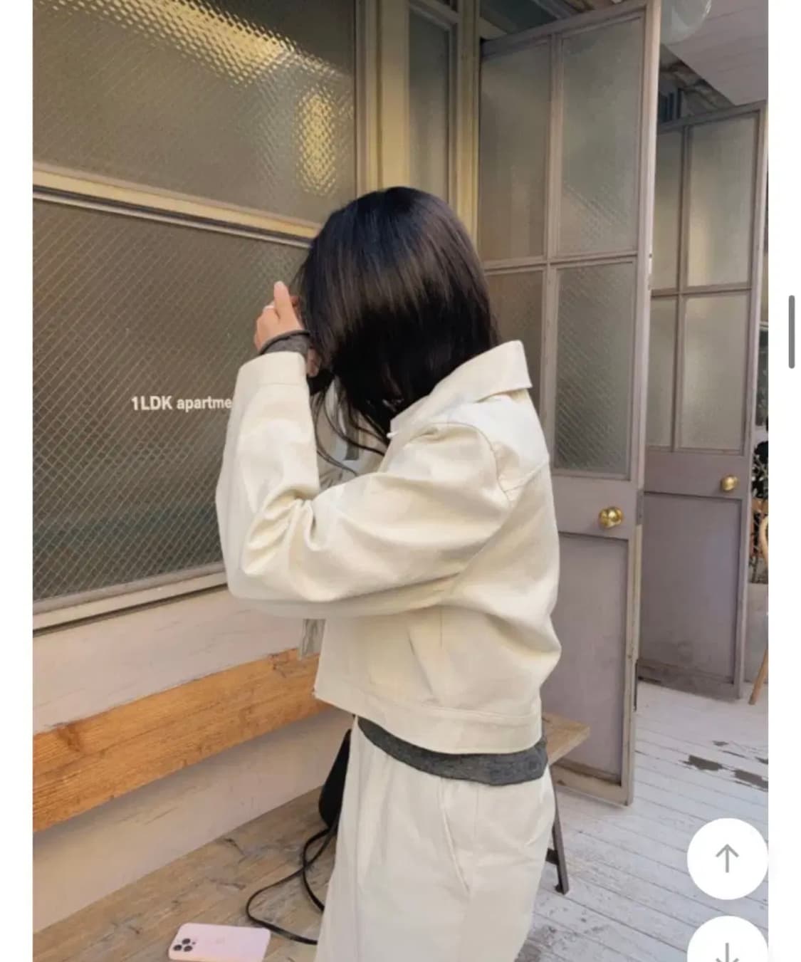 유이니 숏 블루종 점퍼 아우터 상품이미지4