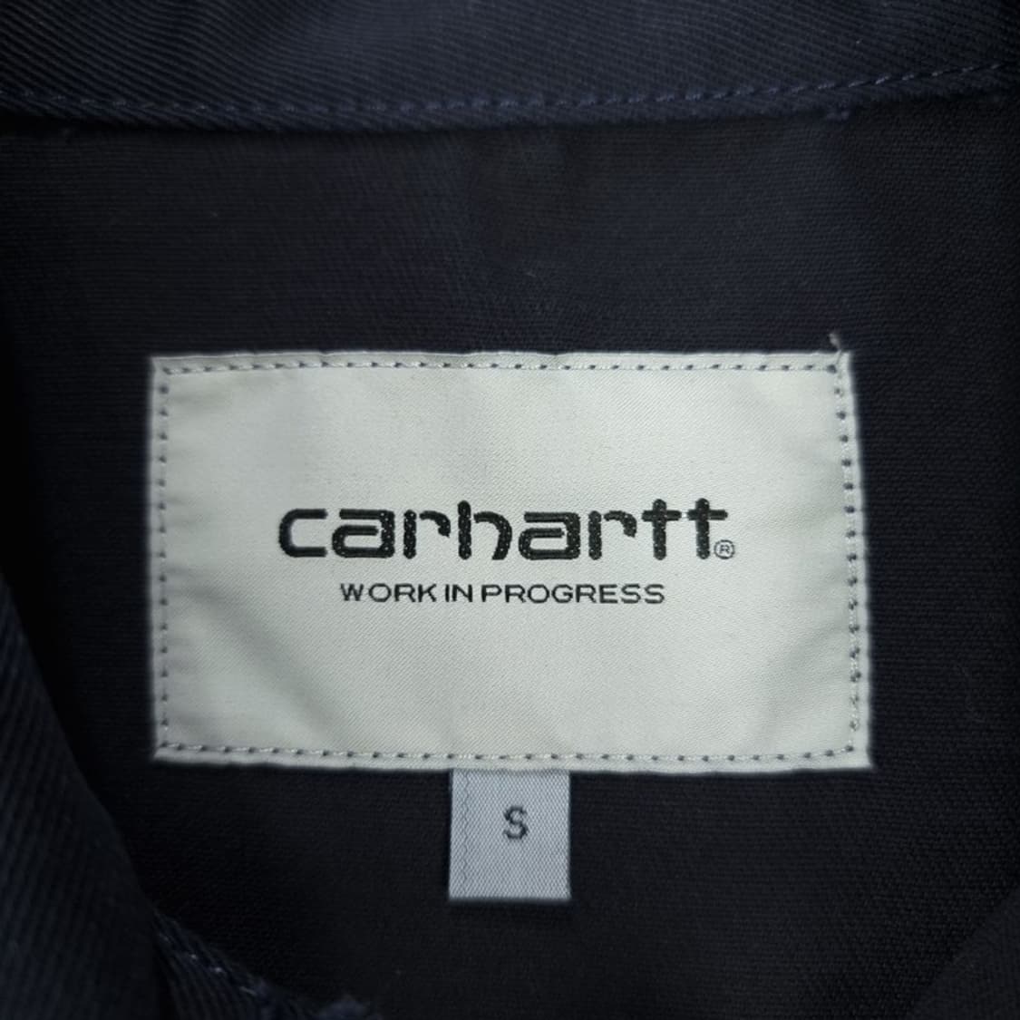 [칼하트 X 슬램잼 ](새상품)하프 집업 풀오버 셔츠 네이비 P01413 상품이미지8