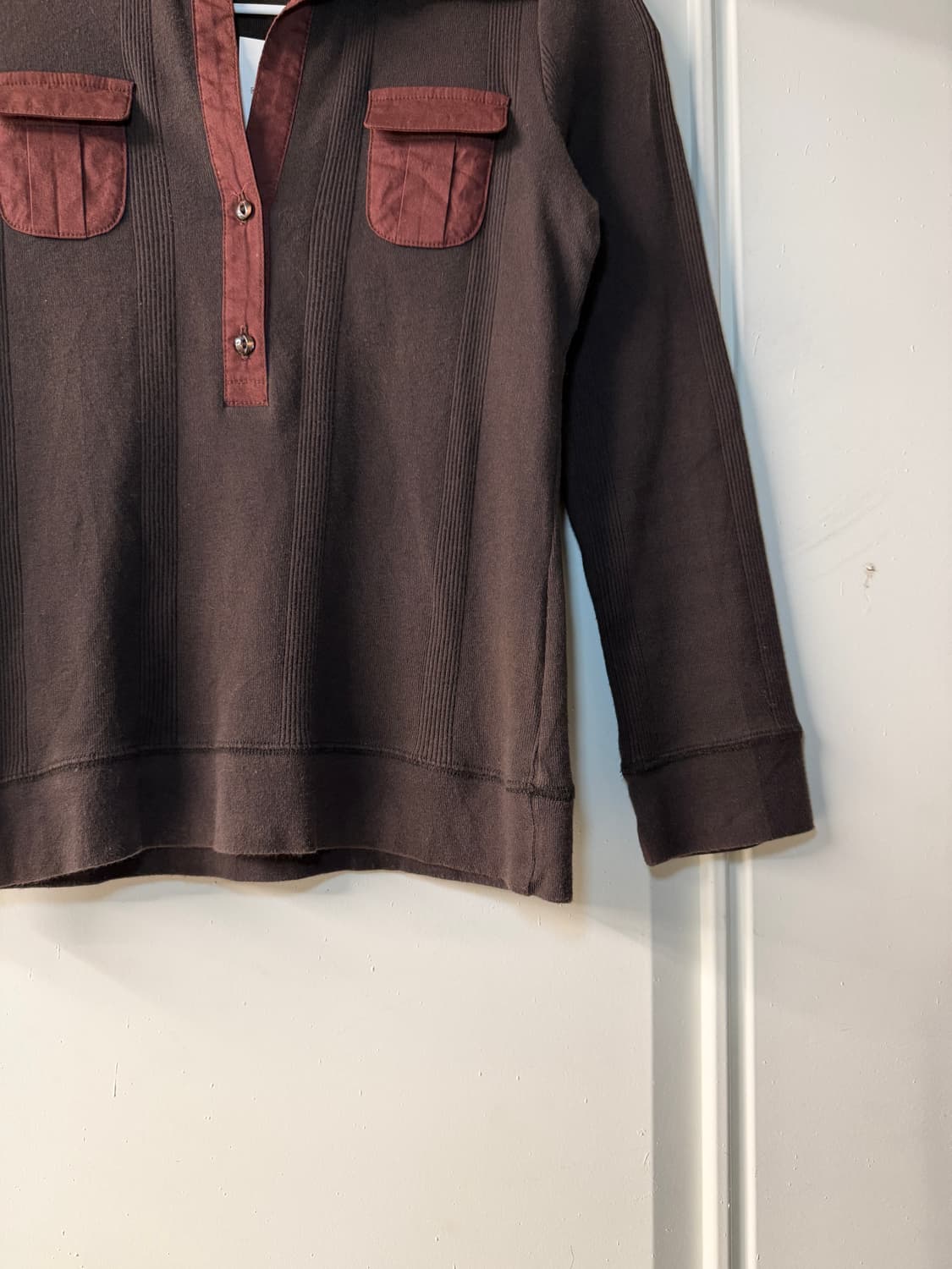 일본빈티지 브이넥 롱슬리브 상품이미지4