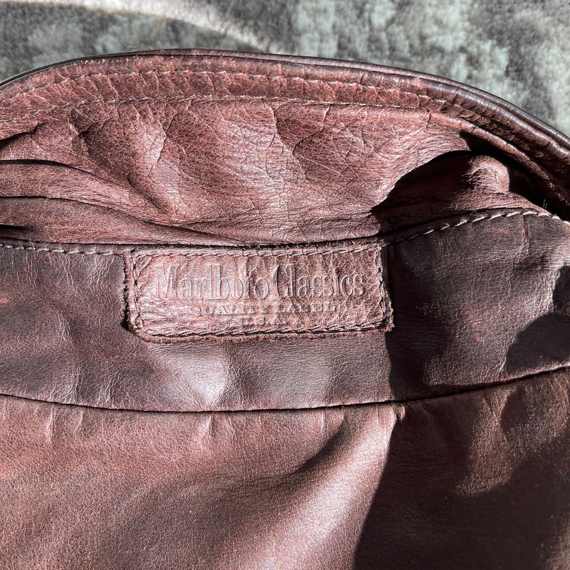 90s 말보로 클래식 이태리 메이드 레더 필드자켓 상품이미지6