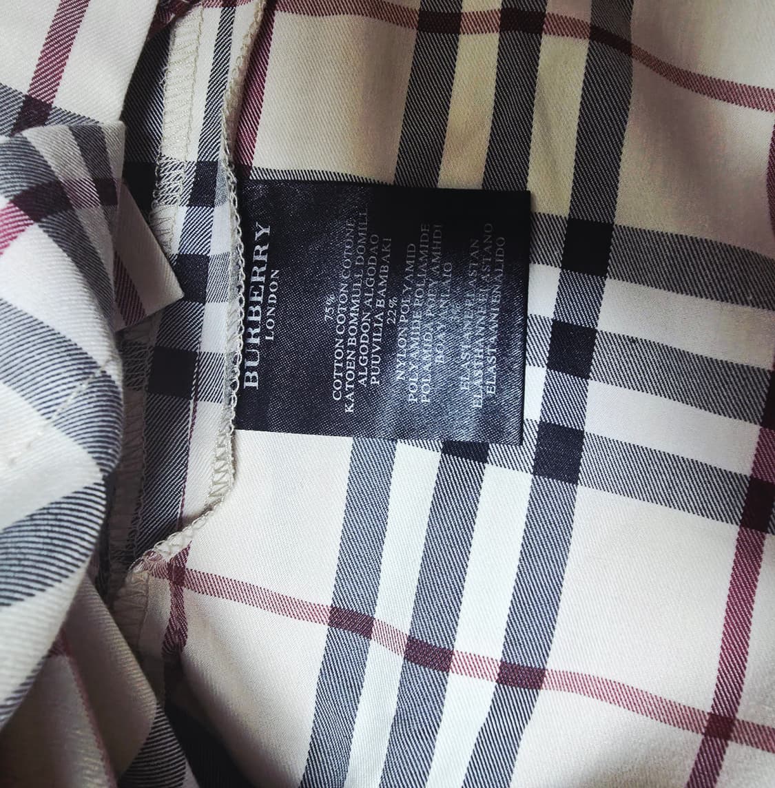  버버리 셔츠형 원피스 벨트 세트  55 (UK6)정품  상품이미지4