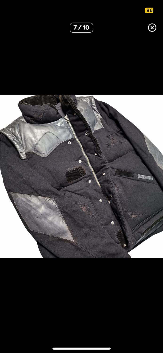 Mihara Yasuhiro 가죽패치 패딩점퍼 상품이미지7