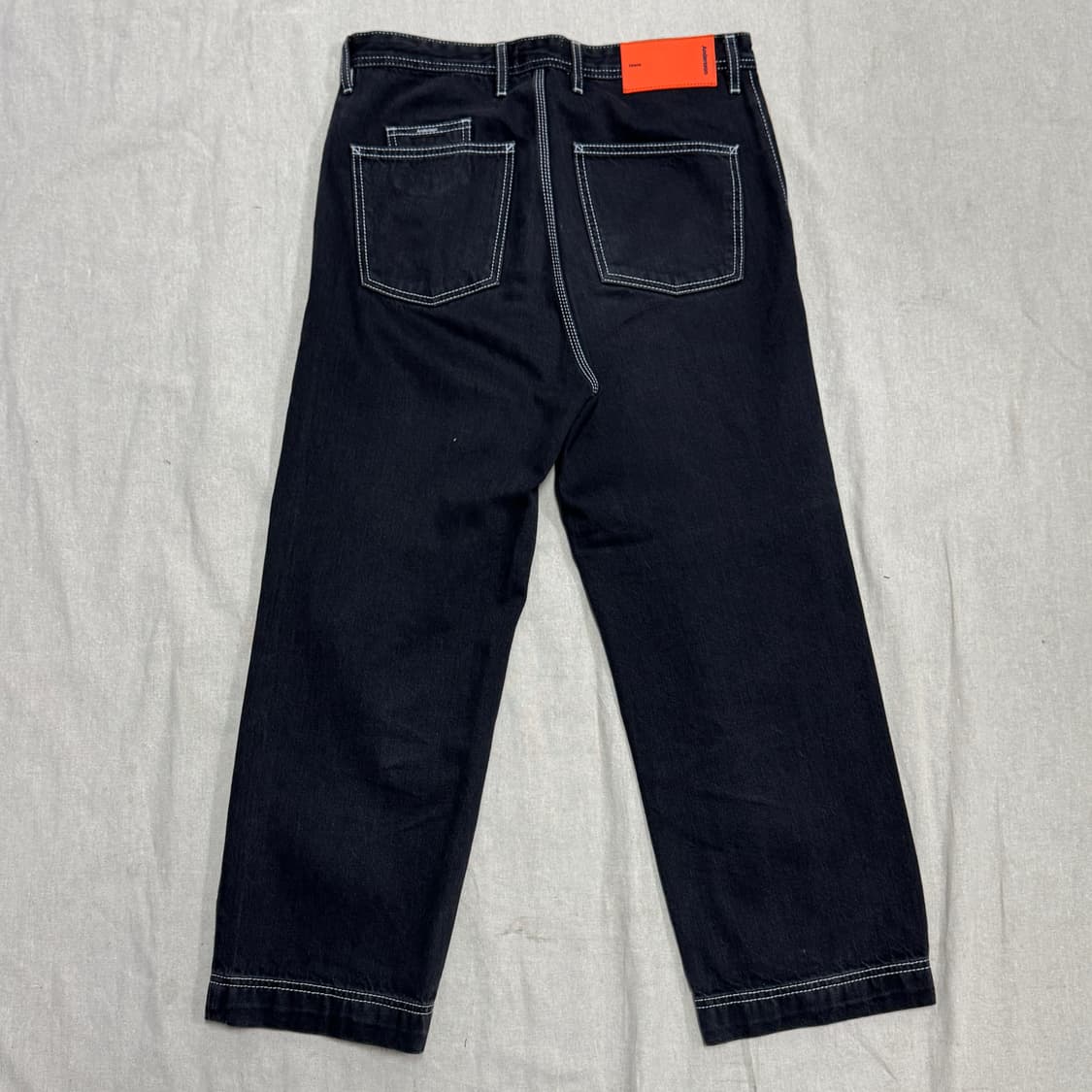 앤더슨벨 스티치 흑청 데님팬츠 M 상품이미지4