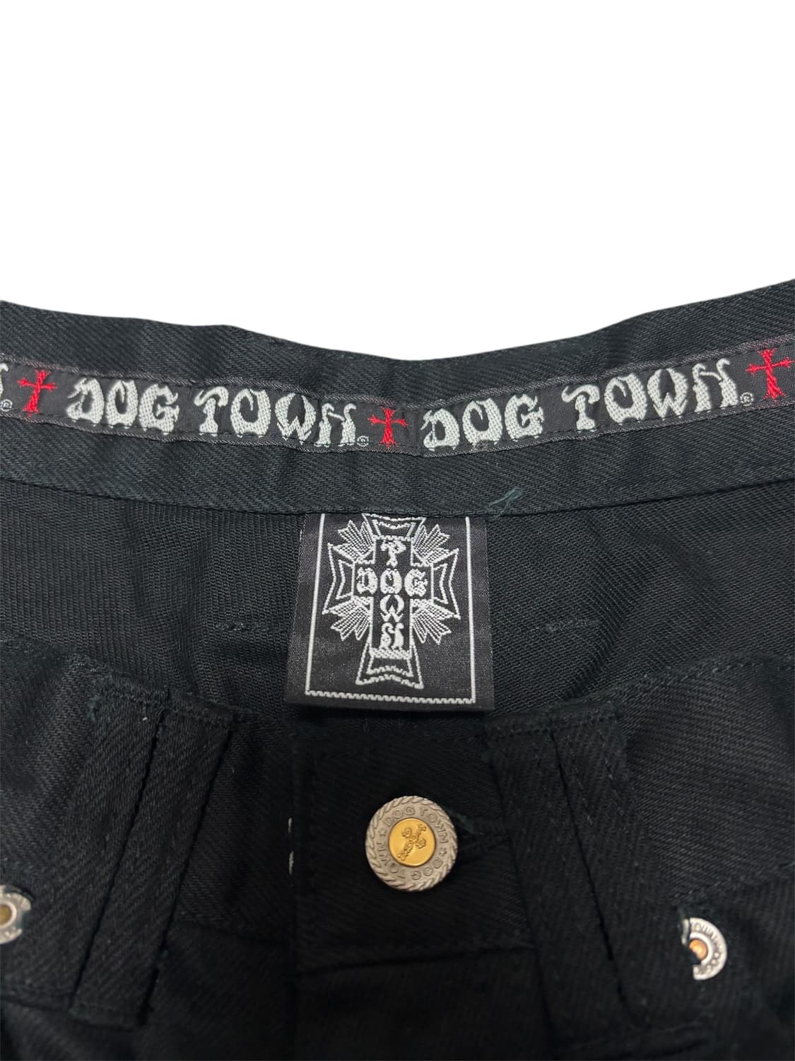 도그타운 DOG TOWN 블랙 드래곤 오리엔탈 블랙 와이드 데님팬츠 M 상품이미지5