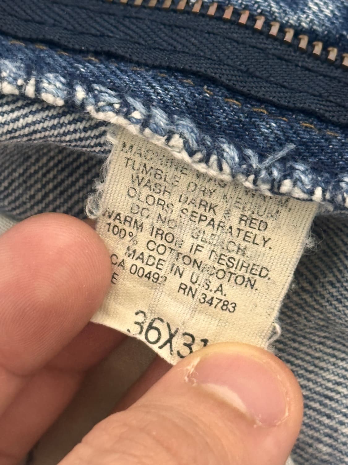 90s Lee usa 200z 데님팬츠 상품이미지9