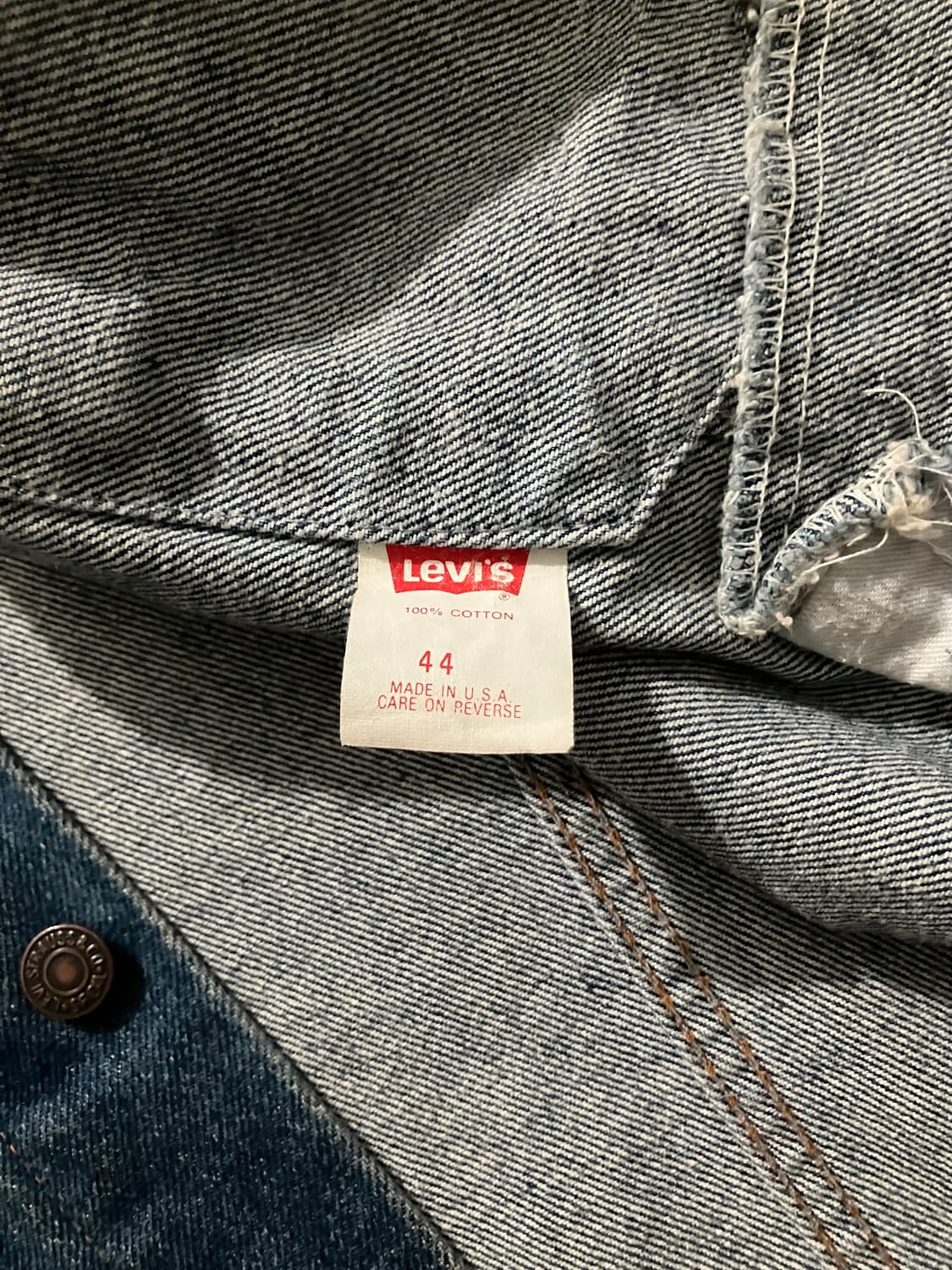 🇺🇸 80s USA 빈티지 리바이스 70506 3세대 데님자켓 상품이미지5