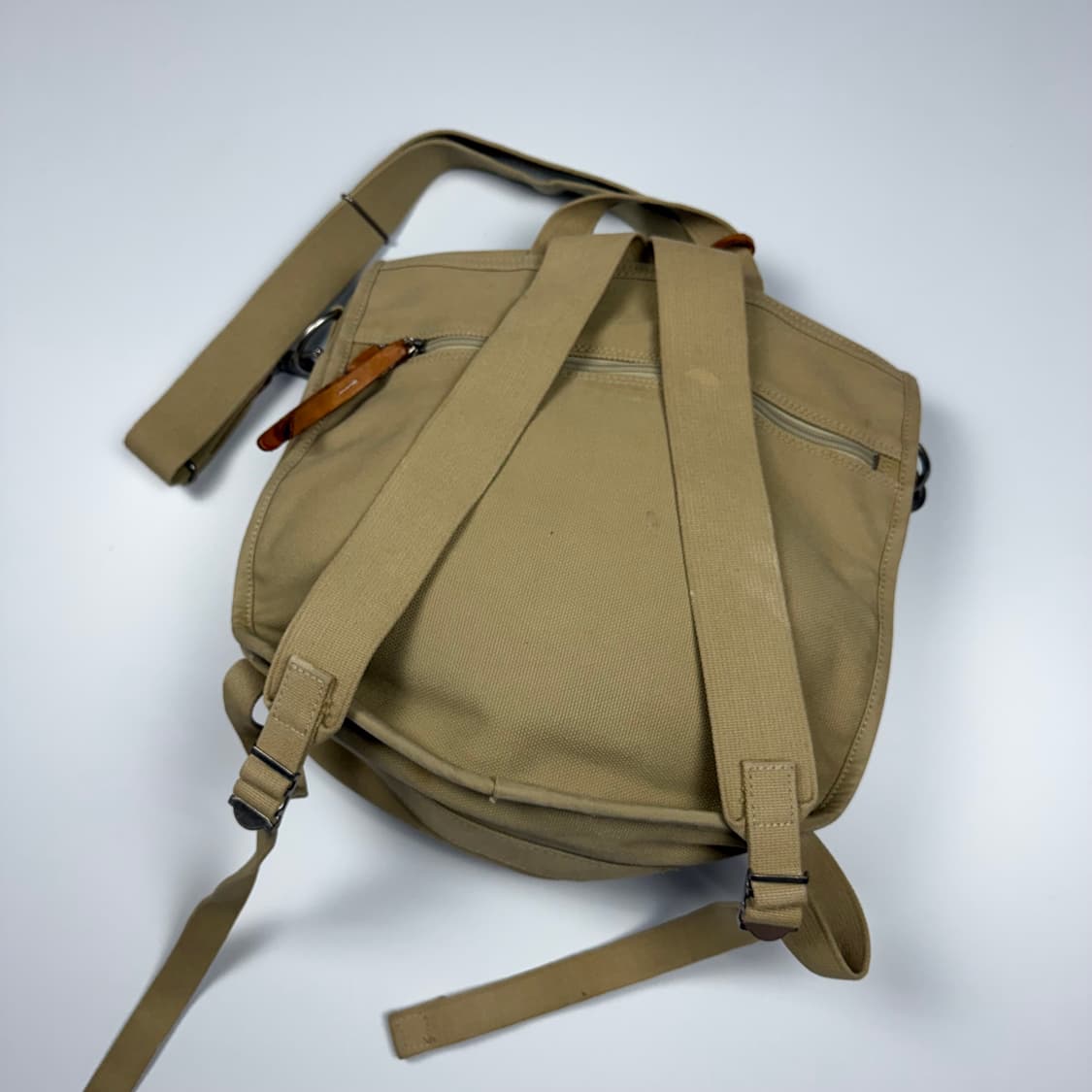 요시다포터 러기지라벨 투웨이 캔버스 백팩 상품이미지3