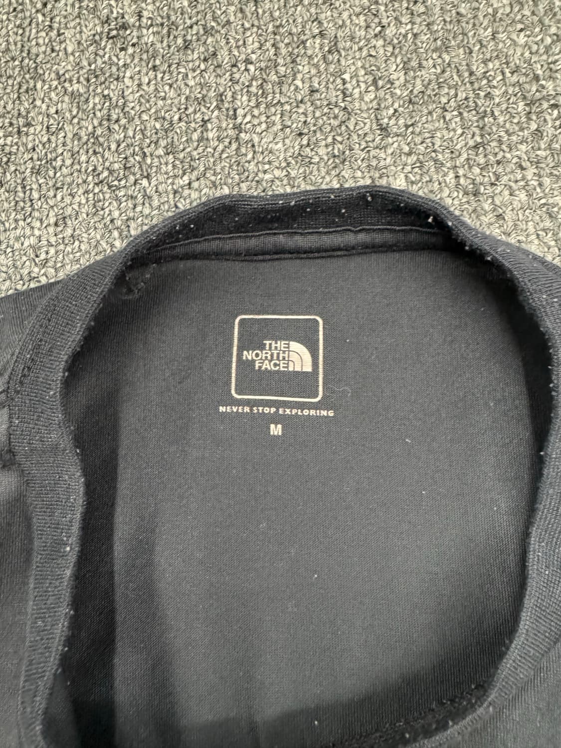 M)노스페이스 빈티지 카모 로고 프린팅 반팔 상품이미지4