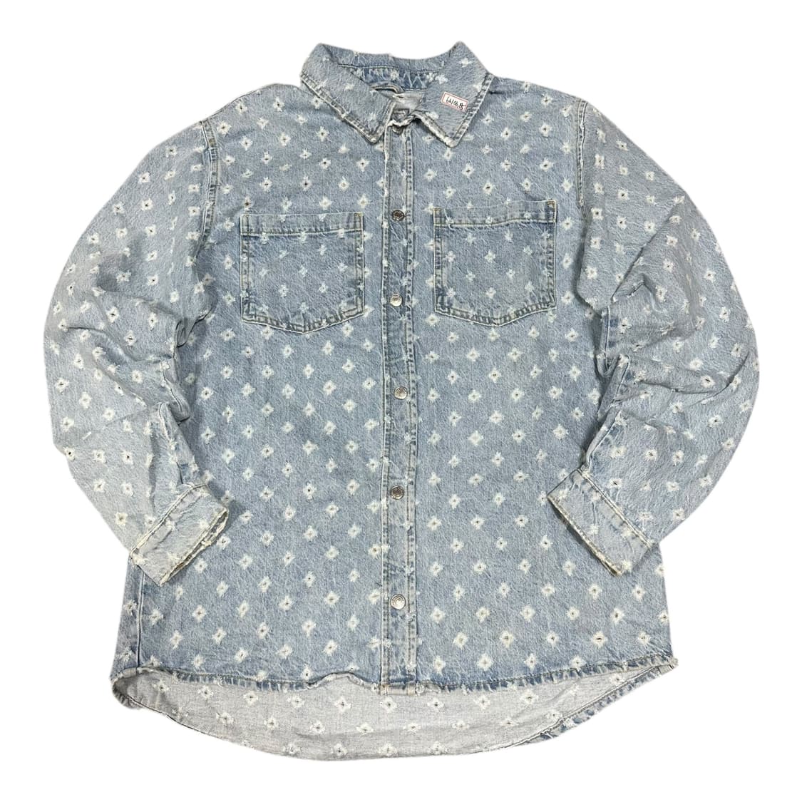  (바배) Zara 자라 빈티지 패턴 데님 자켓 상품이미지1