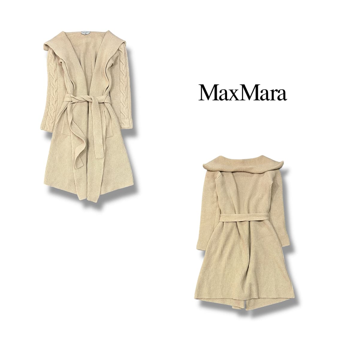  막스마라 벨티드 롱 가디건 y14213 상품이미지1