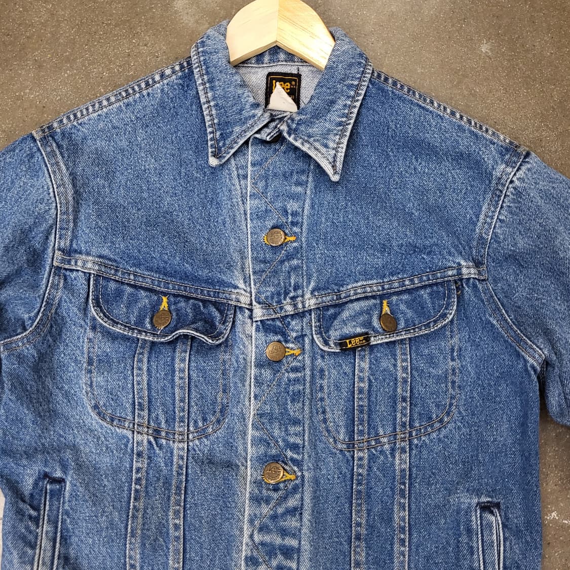 90s Made in USA 미국빈티지 리 Lee 데님자켓 청자켓 상품이미지3