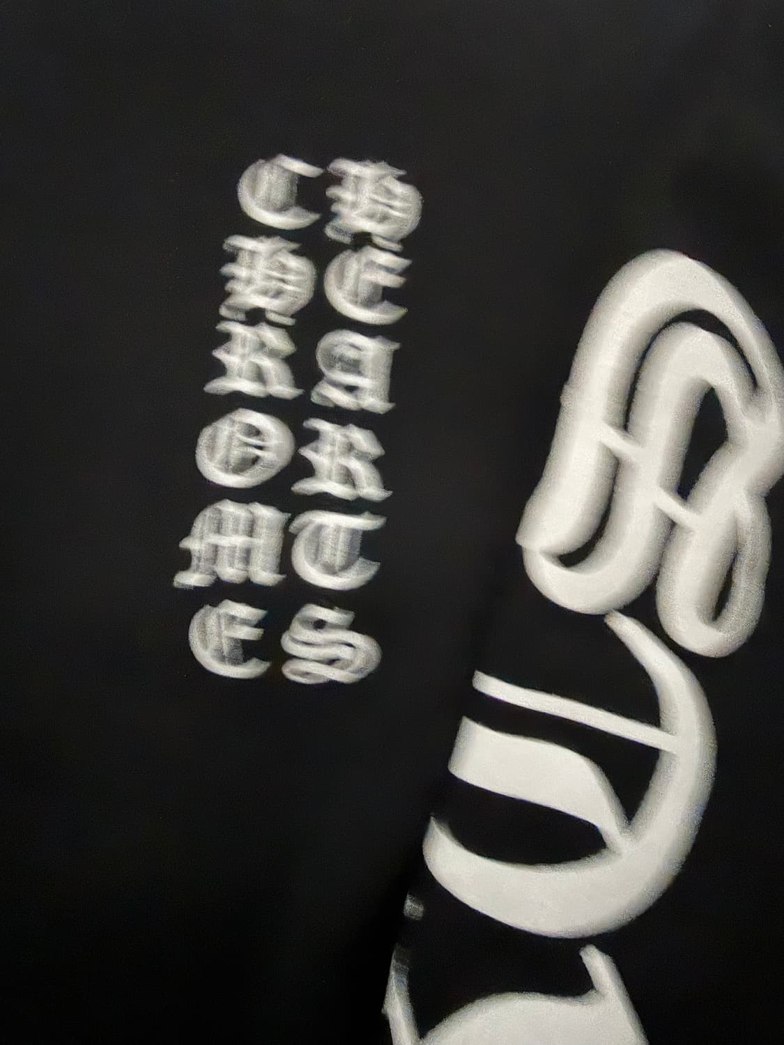 크롬하츠 버티컬 롱 플리스 집업 후드 상품이미지2