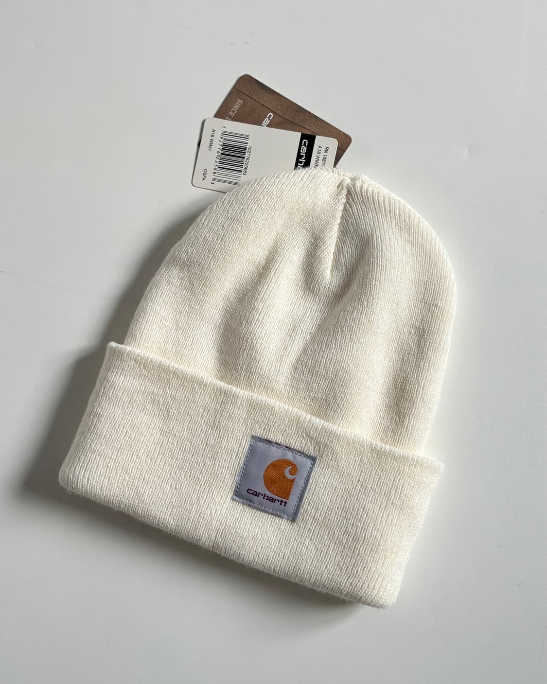 *새상품* Carhartt 칼하트 아이보리컬러 비니 상품이미지1