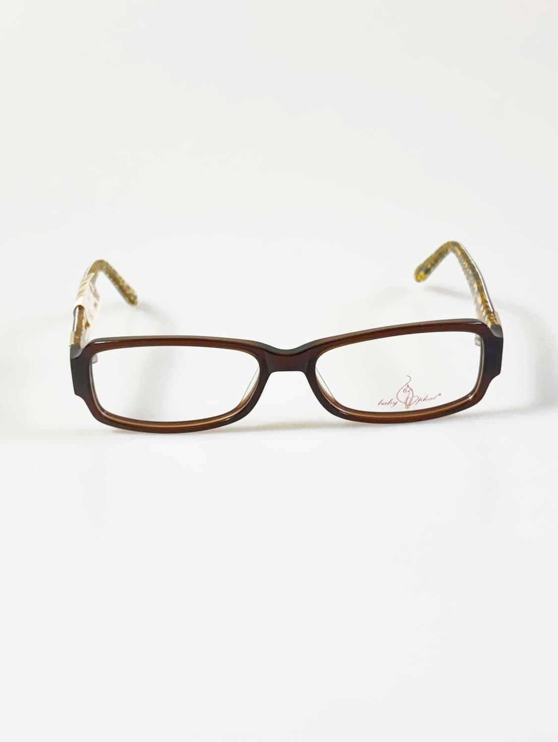 BABY PHAT 브라운 뿔테 스퀘어 프레임 빈티지 안경 상품이미지2