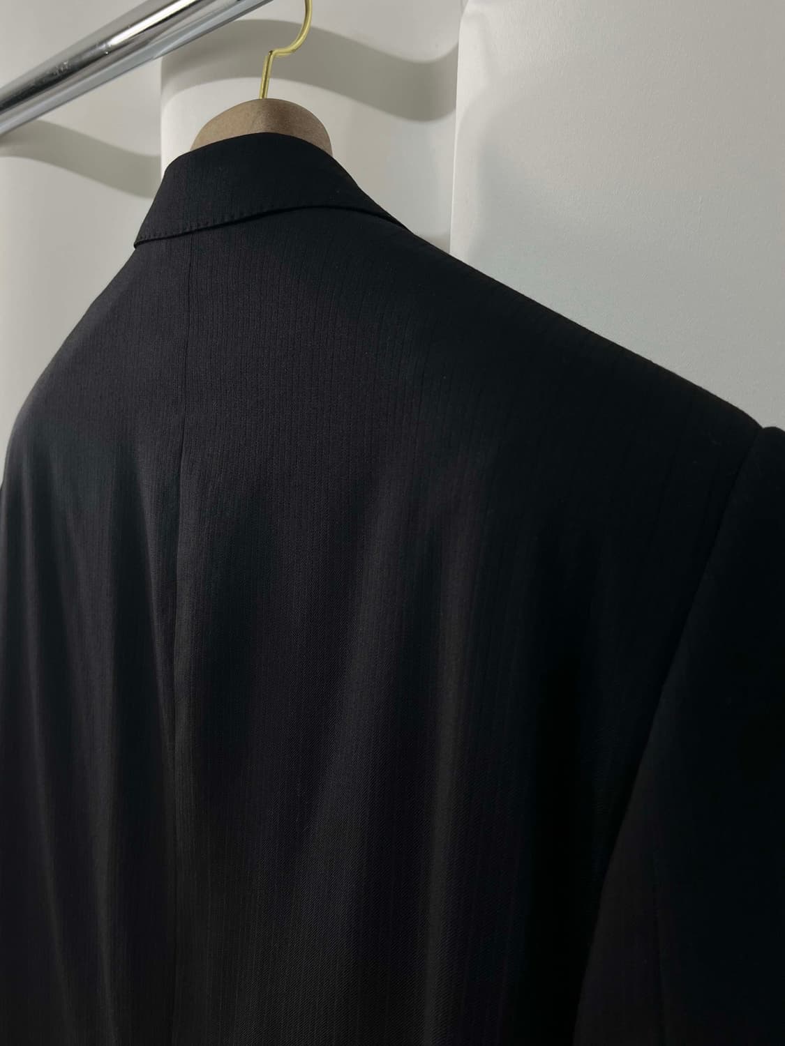 폴로 랄프로렌 이태리 메이드 블랙라벨 피크드 라펠 블레이저 울 자켓 상품이미지8