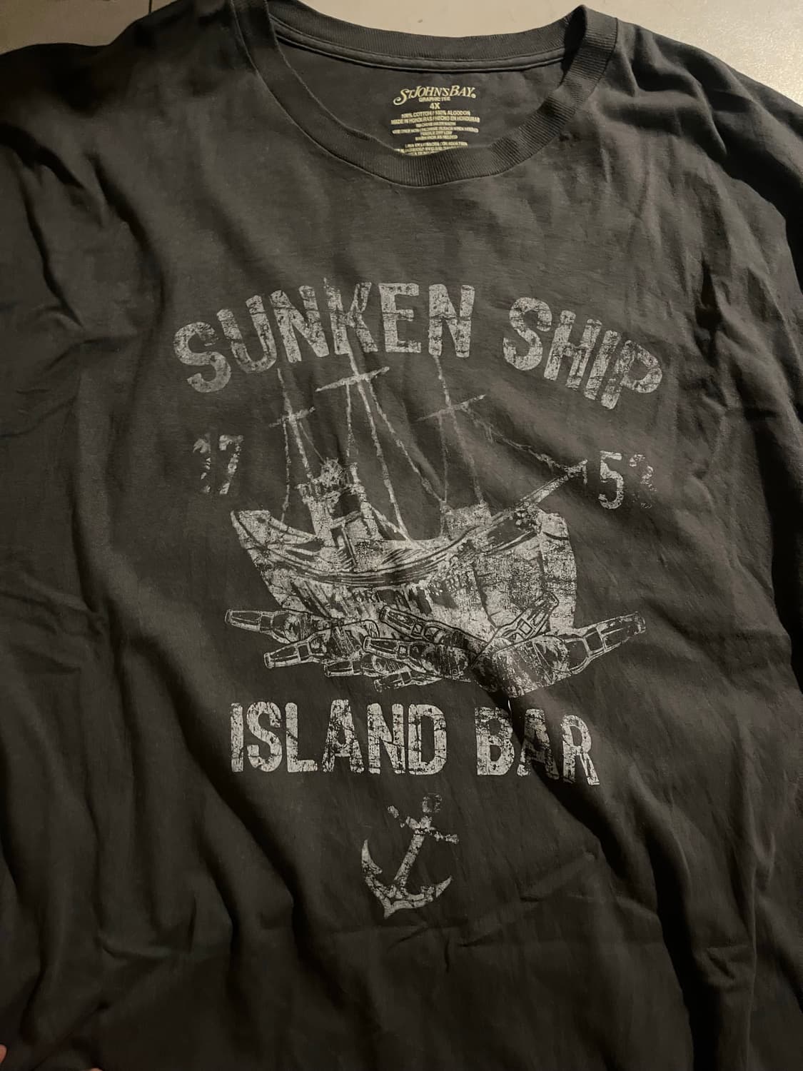 세인트존스베이 Sunken Ship 빈티지 티셔츠 xxxl 상품이미지2